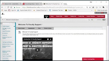 Deploying a test in Blackboard
