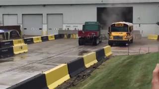 Truck vs. School Bus SideImpact Collision