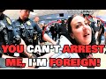 Drunk 'Tourist' Thinks Her Passport Makes Her Untouchable In Airport Meltdown (Cop Bodycam Footage)
