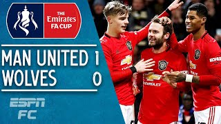 Man United 1-0 Wolves: Juan Mata saves the day! | FA Cup Highlights