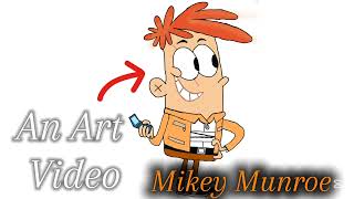 An Art Video. How I Draw Mikey Munroe From Bunsen Is A Beast For My Fanmade Season 2