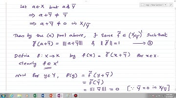 7.10 THEOREM - FUNCTIONAL ANALYSIS