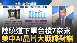 中國靠"台積電7奈米"繞道拚AI? 阿里旗下"平頭哥"大搶單 拜登斷"中國AI路"出狠招! 降階版"A800"一天一價怕斷貨?｜王志郁 主持｜【Catch大錢潮】20230711｜三立iNEWS