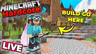 Chill CITY PLANNING in HARDCORE MINECRAFT 1.20 - Survival Let's Play