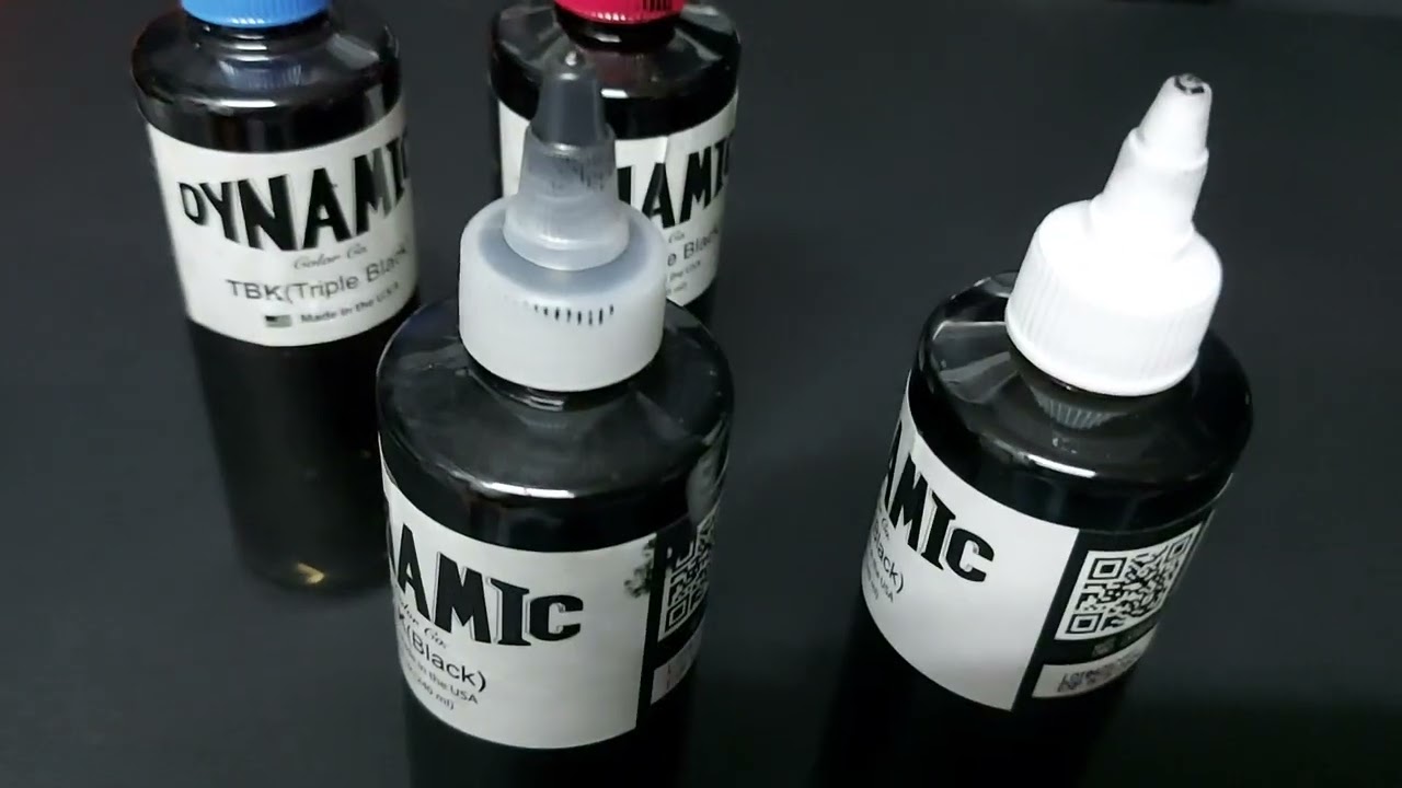 Good Quality Original Dynamic Tattoo Ink Triple Black Made in USA