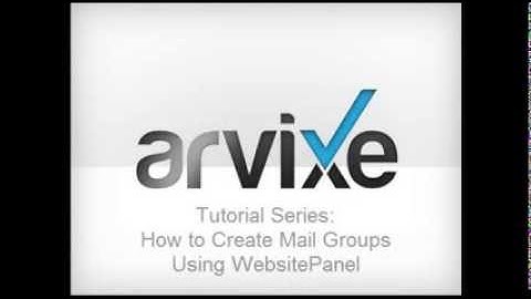 ASP.NET Hosting Tutorial - How to Create Mail Groups