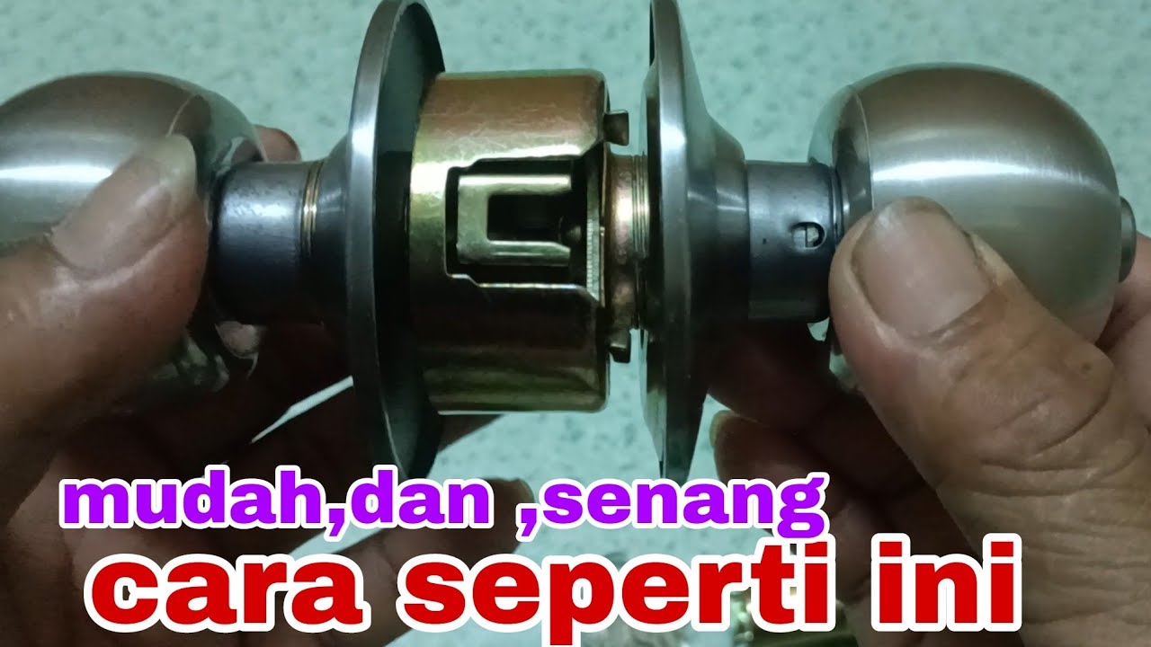 cara buka kunci sebelum pasang ke pintu YouTube
