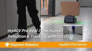 myAGV Pro | Next-Gen Warehouse Robot Assistant: Discover YOLOv11-Powered Human-Robot Collaboration