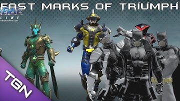 DCUO - Fast Marks of Triumph and CR