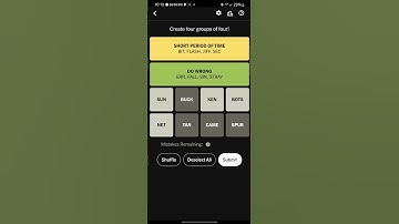 NYT Connections April 12th,  2025 fail!