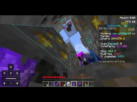 clipeando y matando a gente en sevencraft - YouTube