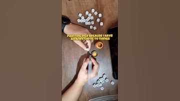 But now they look prettier#dice #d6 #RPG #TTRPG #DnD #SoloDnD #SoloRPG #SoloTTRPG