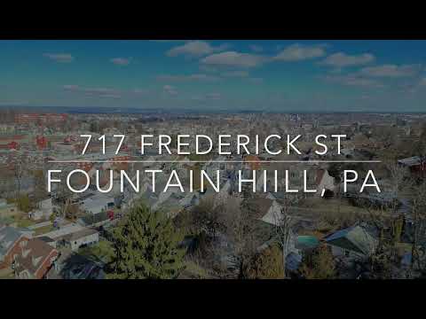 717 Frederick St, Fountain Hill, PA home video tour