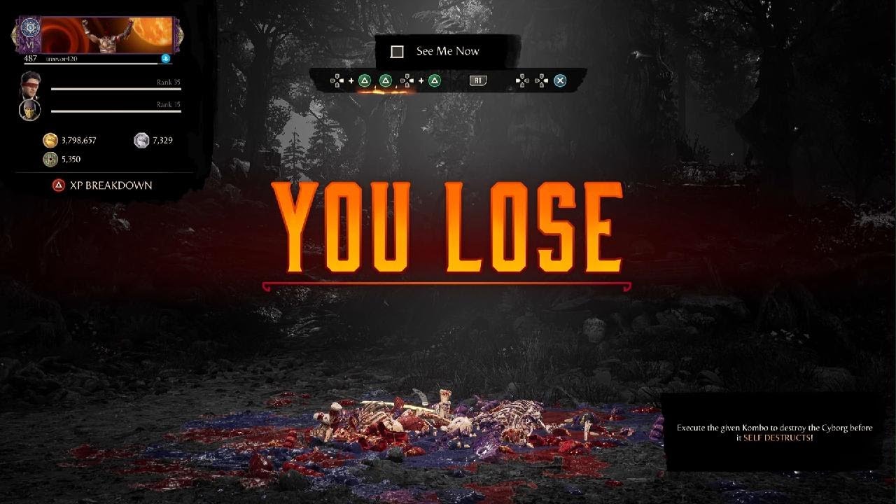 Mortal Kombat 1. Invasion Mode Season 13 SeasonOfTheStorm2ndRun Kombo Trial Kenshi 1