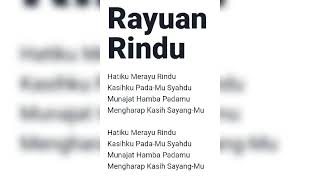 Download Lagu Rayuan Rindu (lirik) MP3