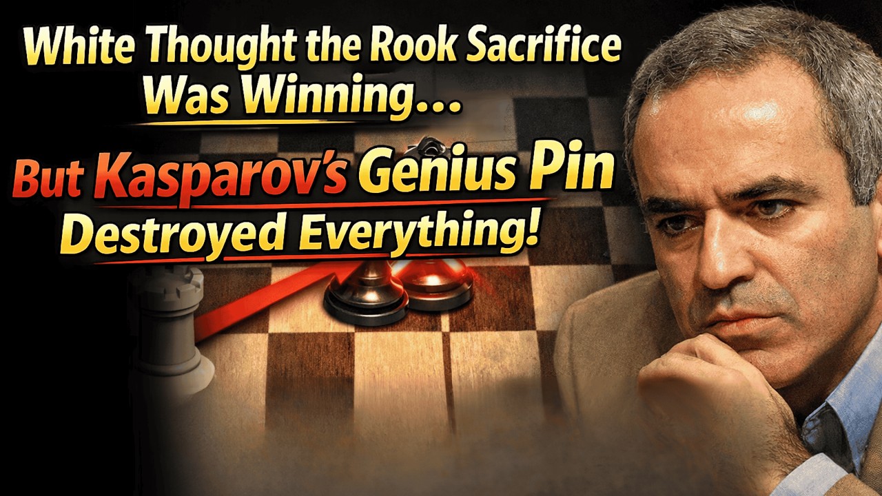 The Power of the Pin: Kasparov at 14 Plays Like a WORLD CHAMPION vs Ehlvest
