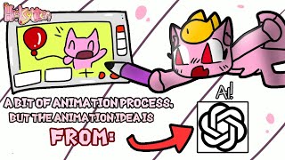 A Bit Animation Process, But The Animation Idea Is From Ai Hi-Kytten Flipaclip