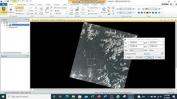 Subset Of Landsat Images by using inquire box shape in Erdas Imagine Software #RSLab #erdasimagine