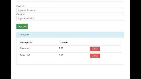 Carrito de Compras Simple (PHP, Bootstrap, JQuery)