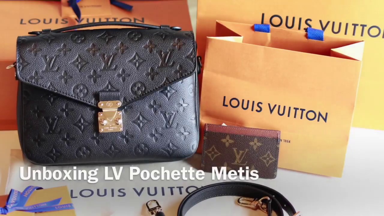 LOUIS VUITTON POCHETTE METIS EMPREINTE (THAI) แกะกล่อง กระเป๋า หลุยส์วีตอง Pochette Metis - YouTube