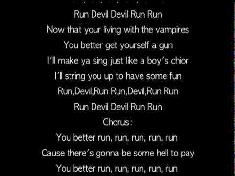 Ke Ha Run Devil Run Lyrics Youtube