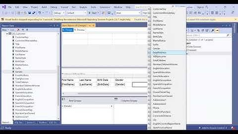 Basic SSRS report without using report wizard