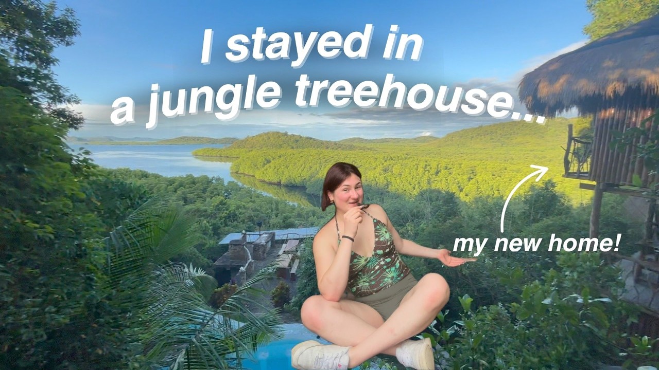 48 hours alone in the philippines jungle 🌴🧍‍♀️ solo travel adventure ...