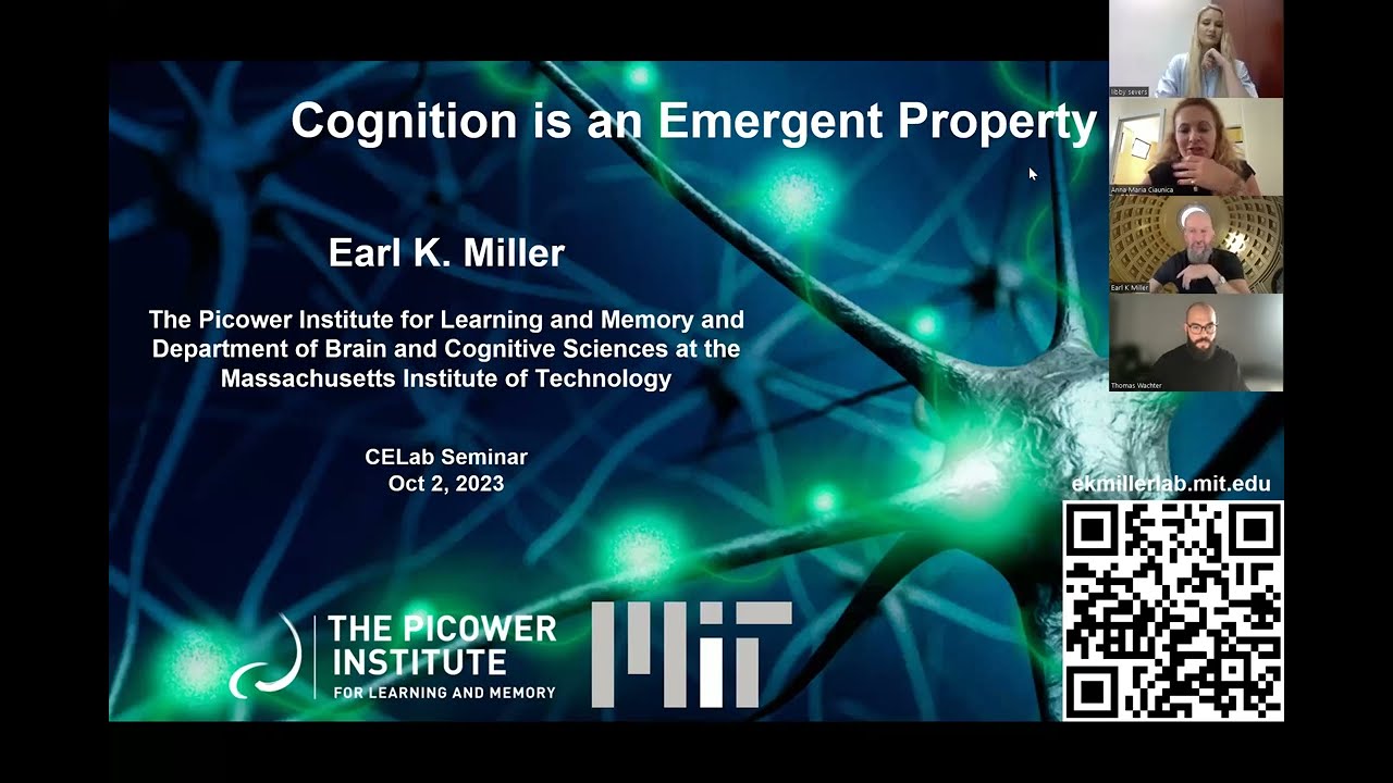 Cognition is an Emergent Property - Earl K Miller  10-2-23