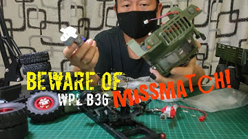 Beware Of Missmatch! WPL-B36 JJRC-Q60 Fayee-FY004A 1/16 RC (English Sub)