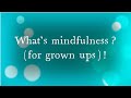 Mindfulness by molly potter