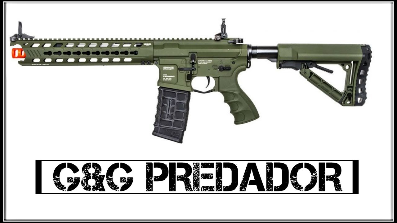 REVIEW PTBR / G&G M4 CM16 PREDATOR GREEN FULL METAL WARSOFT BRASIL
