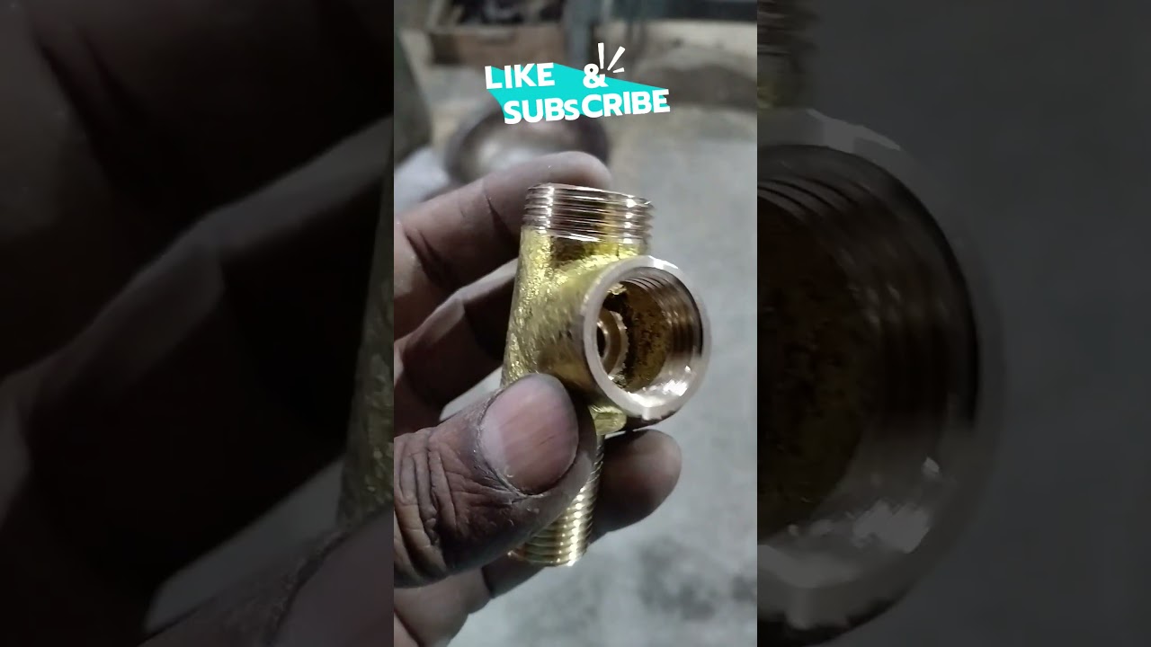 brass Swan Neck Sink Cock Casting pic and after machining piece