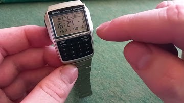 how to set the alarm on a casio databank dbc-32d-1aes