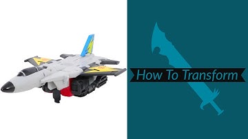 How To Transform: Transformers Age Of The Primes Deluxe Class Skydive (Alt To Robot)