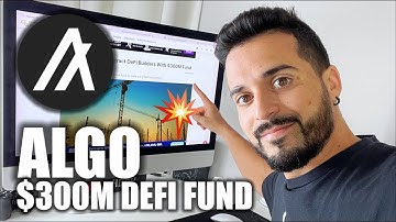 Algorand ALGO News Today Update! $300M Defi FUND, ALGO Price Boost, Price Analysis