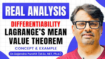 Real Analysis | Mean Value Theorem | Lagrange