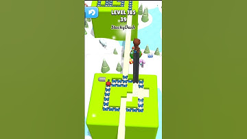 STACKY DUSH (LEVEL 185) TOP MOBILE GAME! ANDROID STACKY DUSH UPLOADED✔️ #games #stackydash #shorts