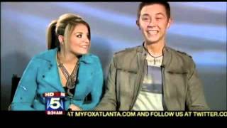 Scotty McCreery & Lauren Alaina cute moments!