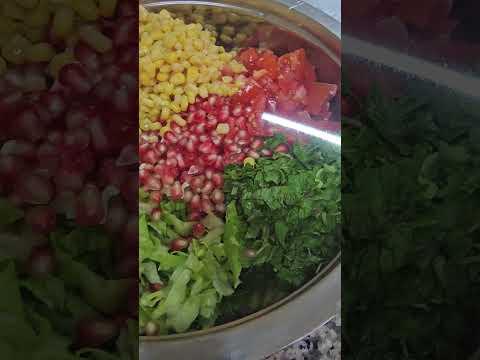 Colorful Salad#asmr#satisfying #viral #trending #ytshorts #salad #youtubeshorts