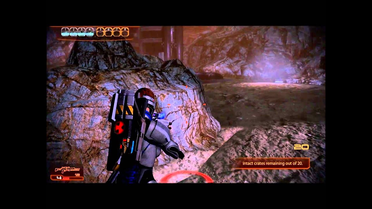 Mass Effect 2 Infiltrator save 20 crates singlehandedly (lv30 Insanity