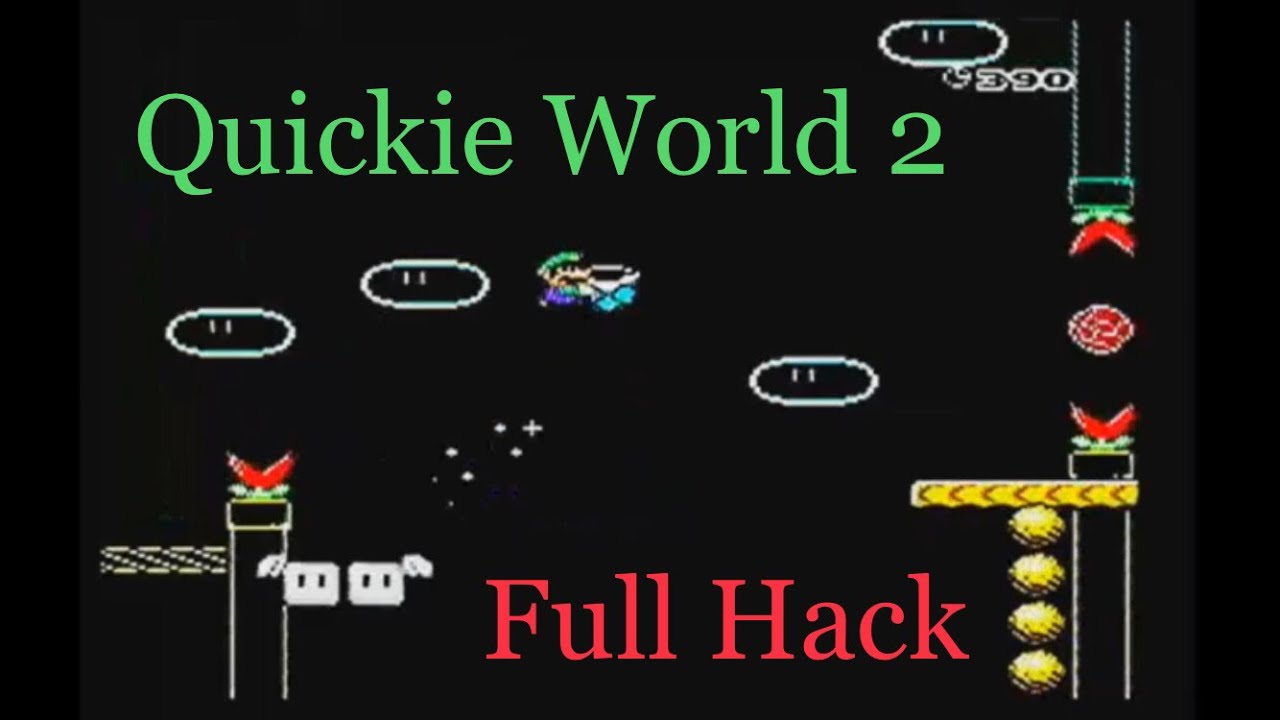 Quickie World 2 - Awesome Beginner SMW Kaizo Hack (Full Hack!)