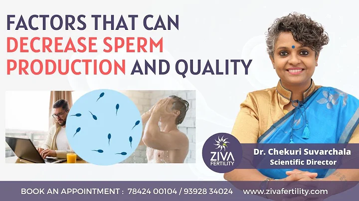 Factors that can decrease sperm production || Boost male fertility || Dr Chekuri Suvarchala