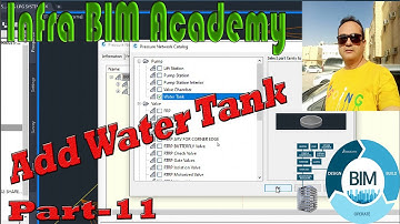 Utility Part-11 Add Water Tank in Civil 3d  Infra Bim Academy