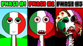 All Phases In New Incredibox Sprunki Oc Of Italy From Phase 1 To Phase 3