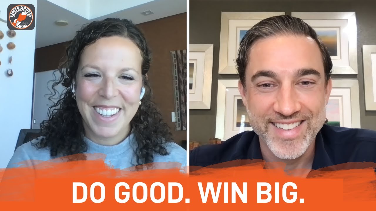 Miriam Altman-Reyes and Ben Davis discussing mission and entrepreneurship