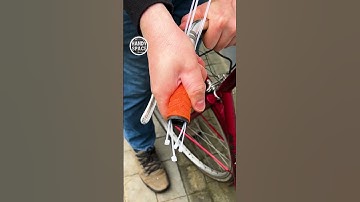 Cyclists are a Godsend! Life Hack with a Zip Tie and Bike Grips #bike