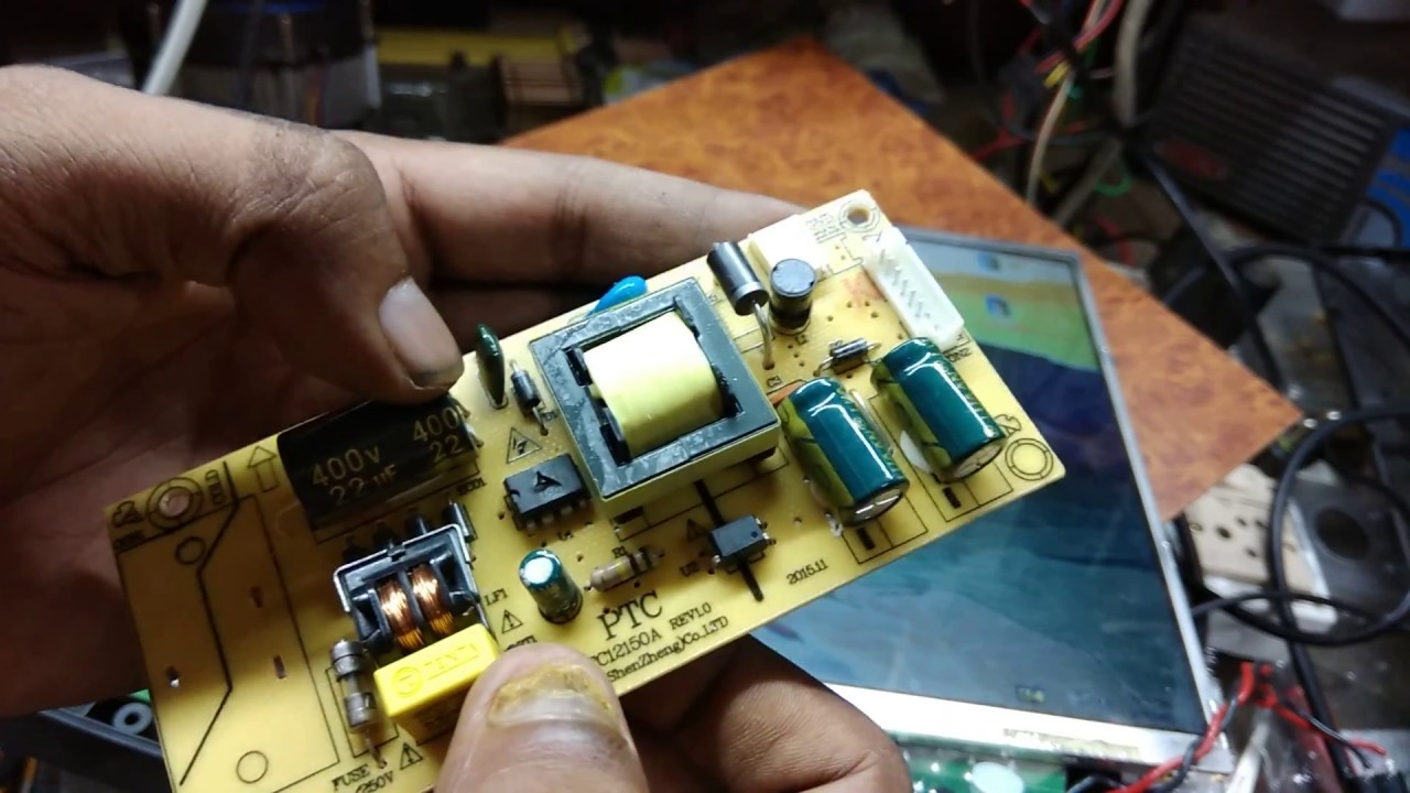 zebronics lcd monitor power issue replacing smps & reconnection how to