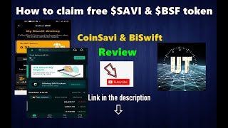 CoinSavi &amp; Biswift Review | How to claim free SAVI &amp; BSF token daily.