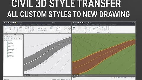 Civil 3D Style Import | Transfer All Custom Styles to New Drawing (Full Tutorial)