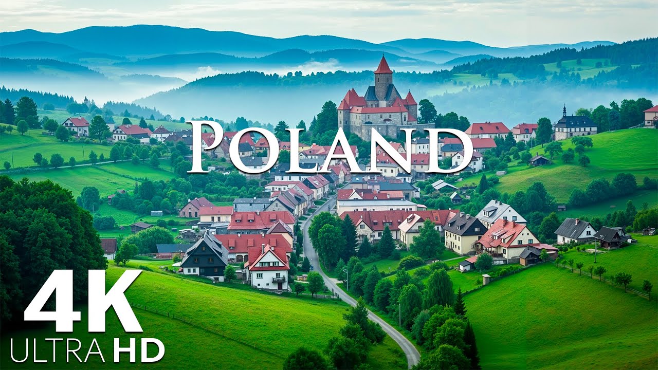 Poland 4K | Discover Timeless European Charm – Historic Old Town, Quiet Village & Scenic Countryside